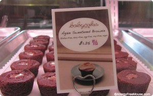 Agave sweetened brownies at Babycakes in Disney