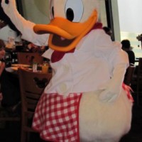 Donald does a little dance