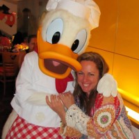 Donald and Liz at Chef Mickey's