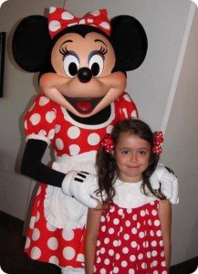 Minnie Mouse and our little mouse