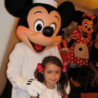 Chef Mickey meets our little mouse