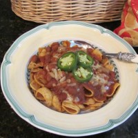 Vegetarian Texas “bowl of red” chili