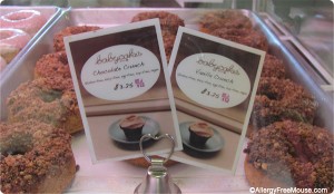 Chocolate crunch doughnuts at Babycakes NYC DTD