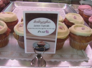 Lemon cupcakes at Babycakes NYC at Disney