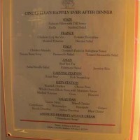 The Park Fare dinner menu