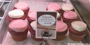 Red velvet cupcakes at Babycakes NYC in Downtown Disny