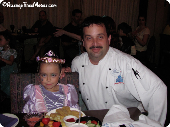 Chef Nicholas at Cinderella's Royal Table