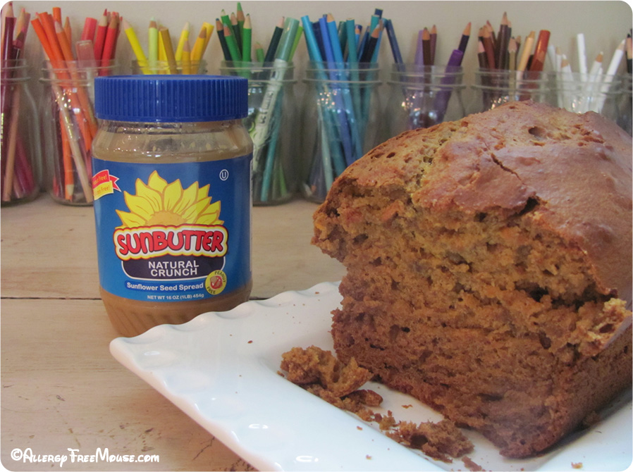 SunButter Bread nut-free, dairy-free recipe