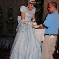 Cinderella autographs the pillow case
