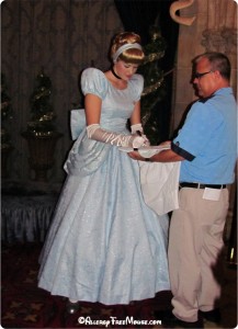 Cinderella autographs the pillow case