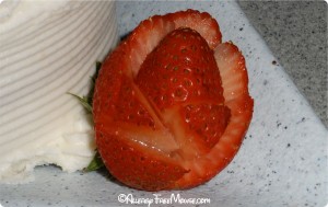 A special strawberry rose treat