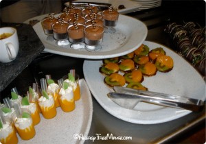 Dessert buffet at Tomorrowland Terrace