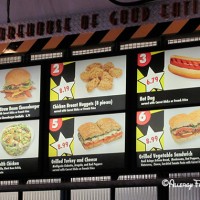The Backlot Express menu - request food allergy free foods