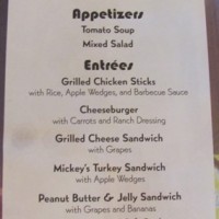 The Plaza Restaurant kids menu