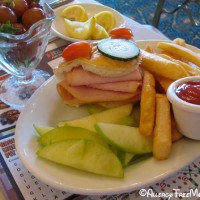 Dairy-free turkey sandwich at The Plaza Restaurant