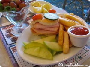 Dairy-free turkey sandwich at The Plaza Restaurant