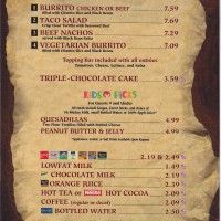 Tortuga Tavern menu - review for food allergy options