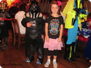 We met Darth Vader at Mama Melrose's