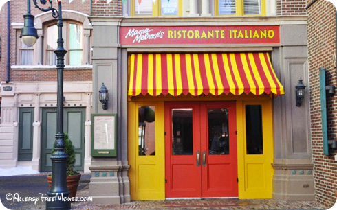 Mama Melrose's Italian dining with a food allergy
