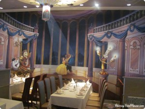 Inside Lumiere's Restaurant