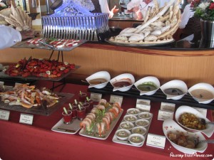 Palo buffet on the Disney Magic