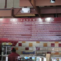 Earl of Sandwich menu