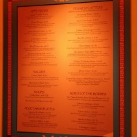 Maya Grill menu