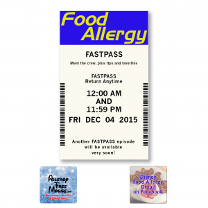Food Allergy FastPass for Disney fans