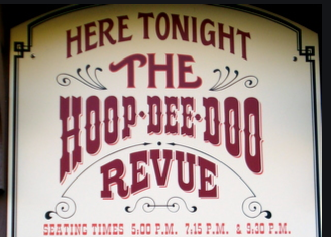 Hoop-Dee-Doo Musical Revue milk allergy
